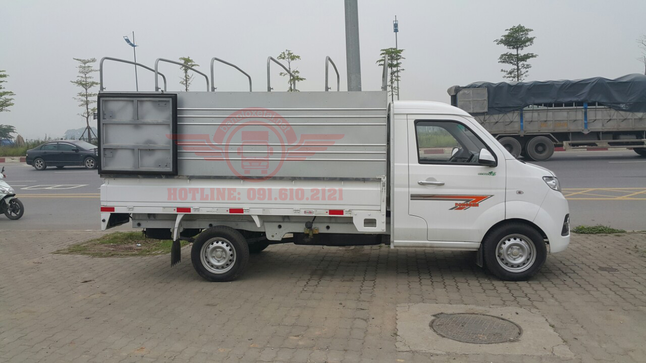 Xe tải Dongben T30 thùng khung mui