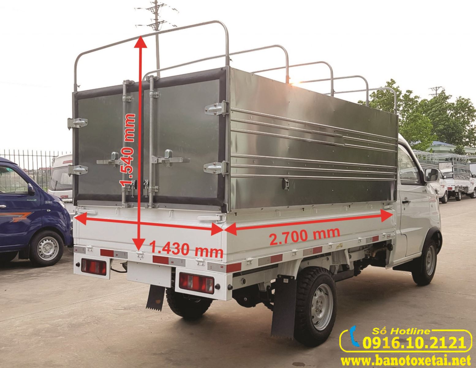 Xe tải SRM T20 930kg hãng Shineray