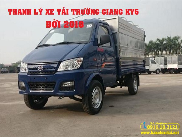Thanh lý xe tải Trường Giang KY5 đời 2018